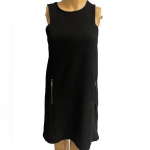One_Clothing Black, sleeveless sheath dress, back zipper, size XS